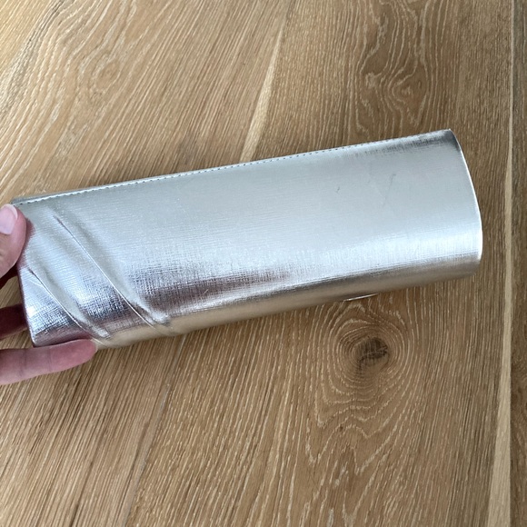 Silver heart evening bag - Picture 2 of 3